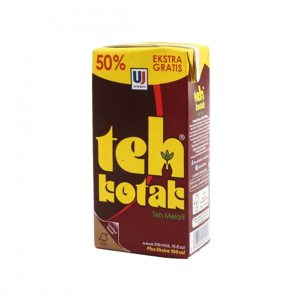 ULTRA TEH KOTAK JASMINE 300 ML