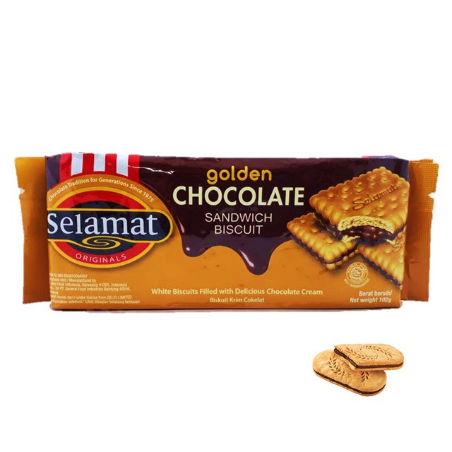 SELAMAT BISCUIT GOLDEN CHOCO 102GR