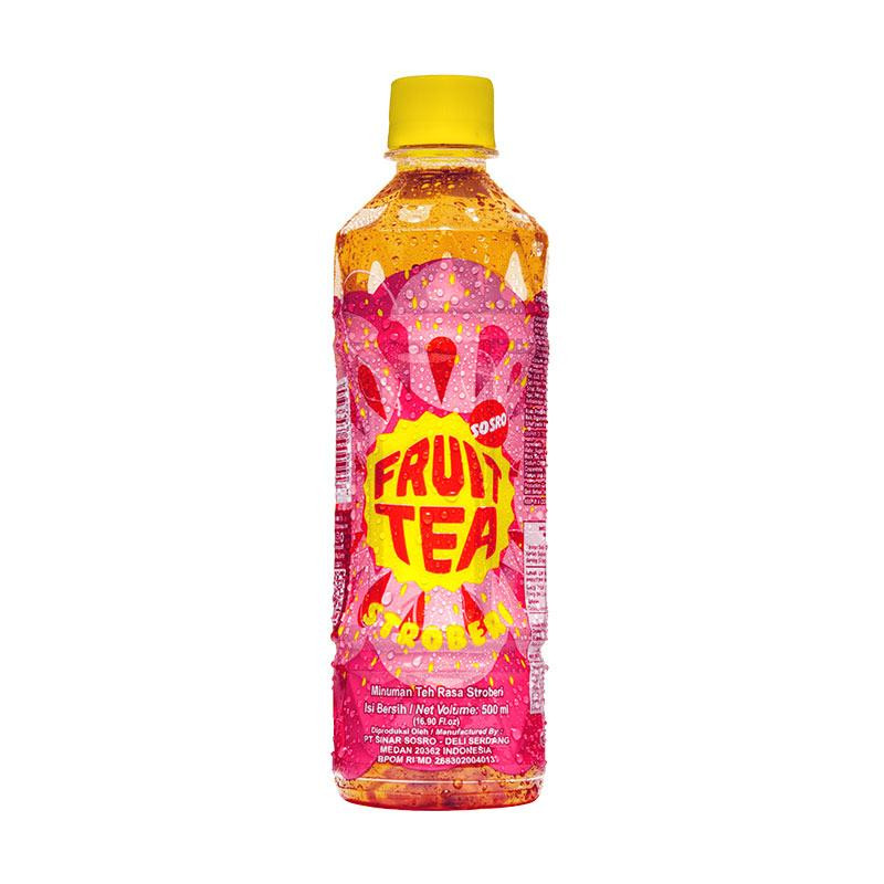 SOSRO FRUIT TEA STRWB 500ML