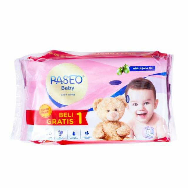 PASEO BABY WIPES JOJOBA 50"S41094