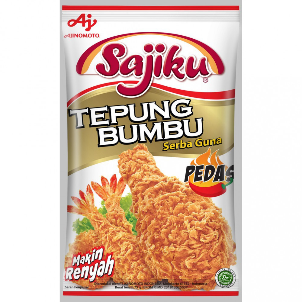 SAJIKU TEPUNG BUMBU PEDAS 70G