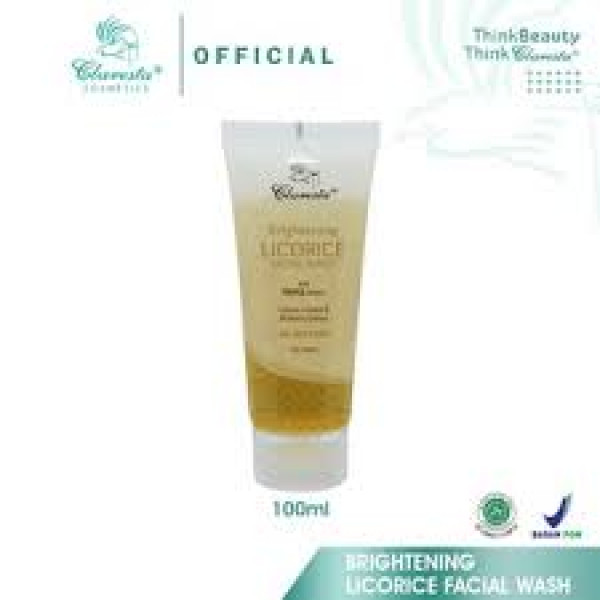 CLARESTA BRIGHTENING LICORICE FACIAL WASH 100ML