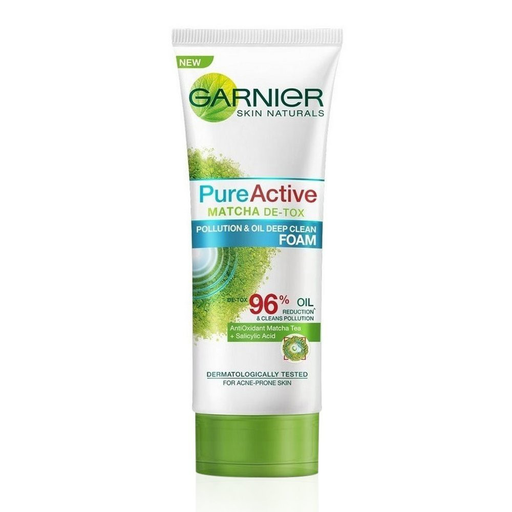 GARNIER PURE ACTV MATCHA FOAM 100