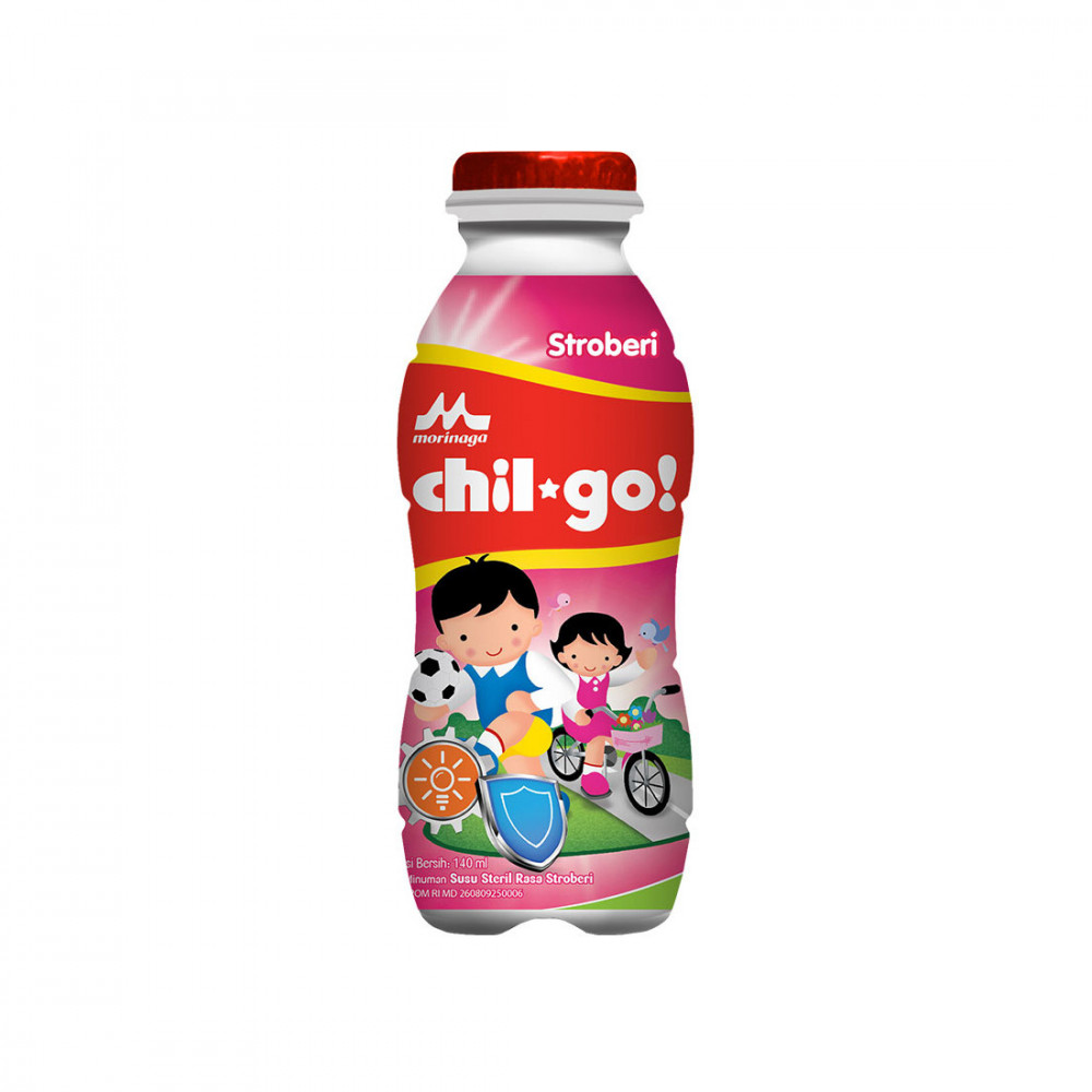 CHIL GO MILK STRAWBERRY 140ML