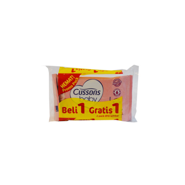 CUSSONS BABY WIPES SOFT N SMOOTH PINK 10S