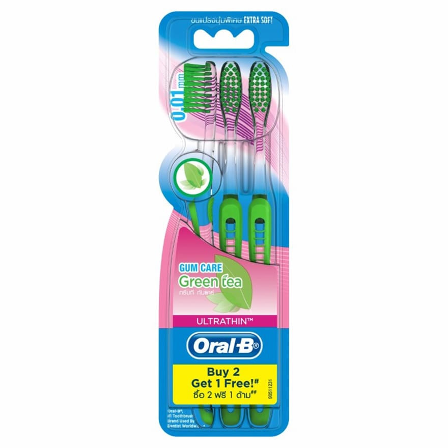 ORAL B IND GREENTEA 3PCS