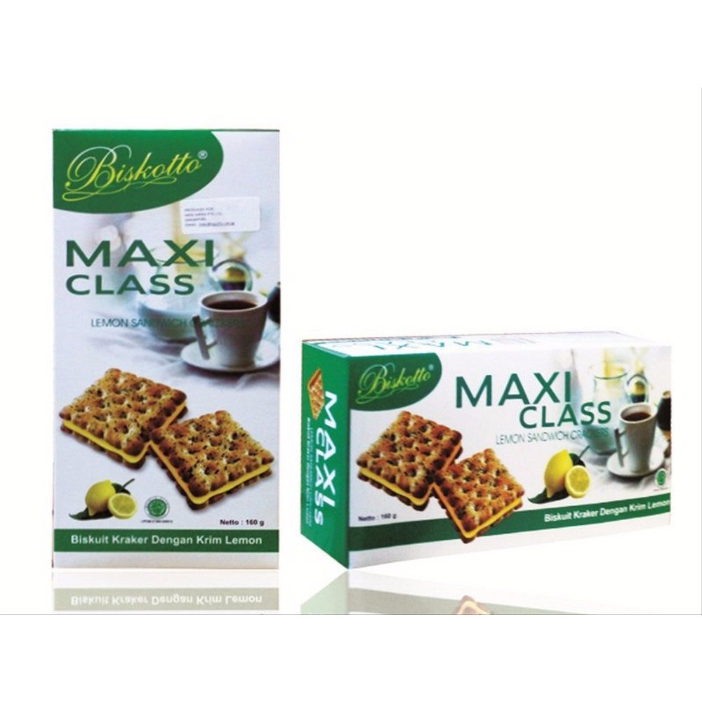 BISKOTTO MAXI LEMON 160GR