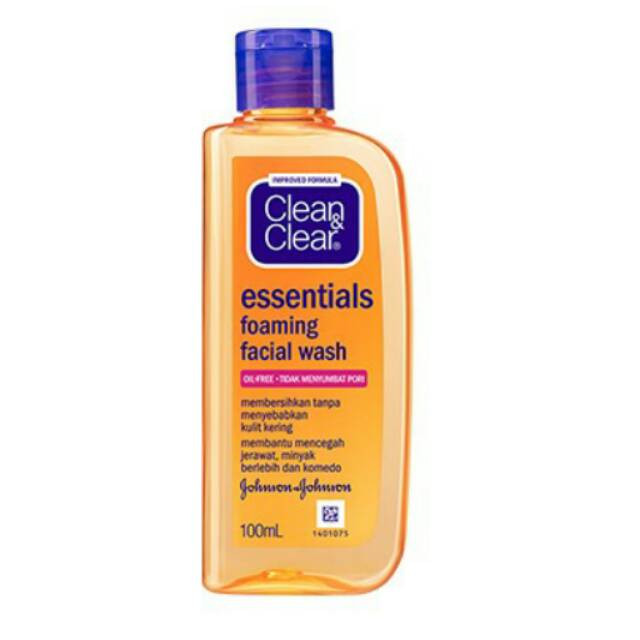 CLEAN&CLEAR FOAMING FACE WASH 100ML