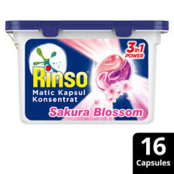 RINSO KAPSUL SAKURA BLOSSOM 168G