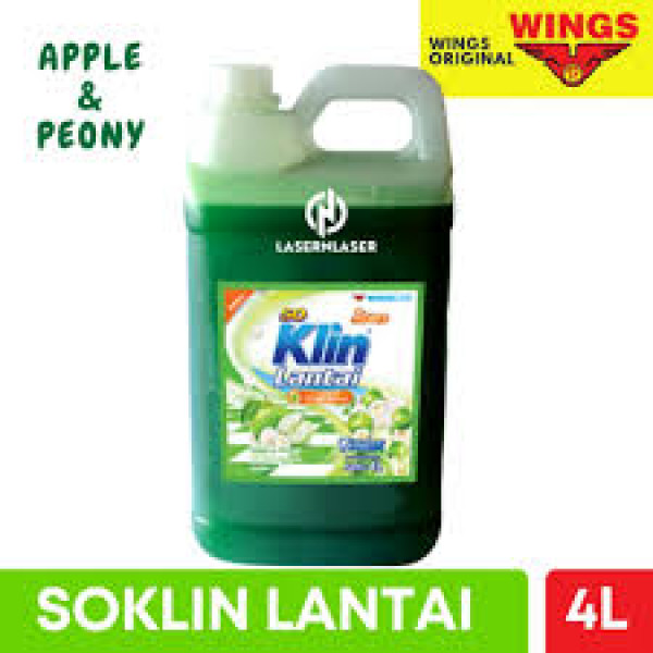 SOKLIN LANTAI FRUITY APPLE JERIGEN 4LT