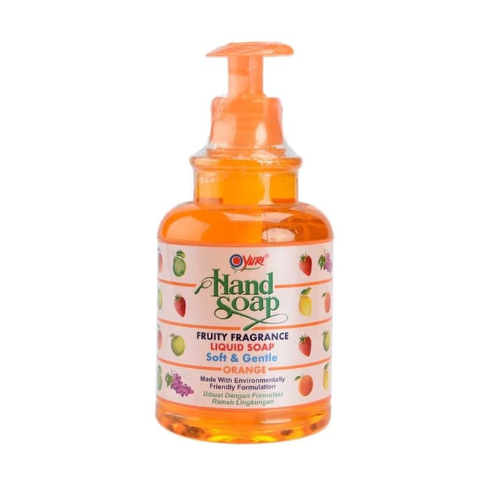 YURI HAND SOAP ORANGE 410ML BTL PUMP
