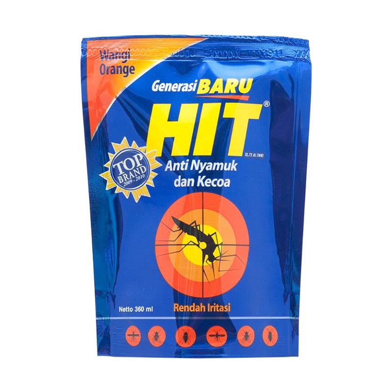 HIT LIQ POUCH ORANGE 360ML