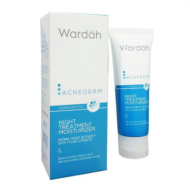 WARDAH ACNE NIGHT TRT MOIS 40ML