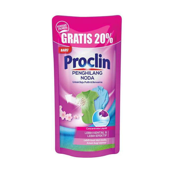 PROCLIN PENGHILANG NODA POUCH 125+25ML