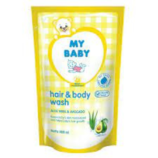 MY BABY HAIR & BODY WASH REFILL 375ML