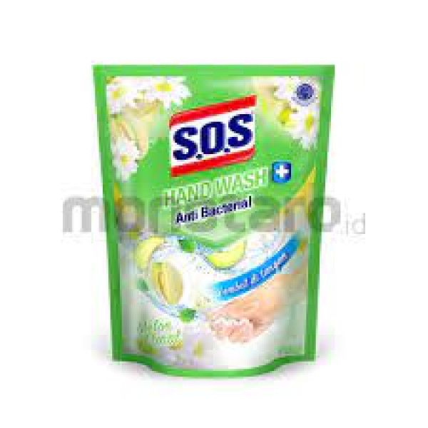 SOS HANDWASH MELON FLORAL REFILL 300ML/PC{2 X SCAN}