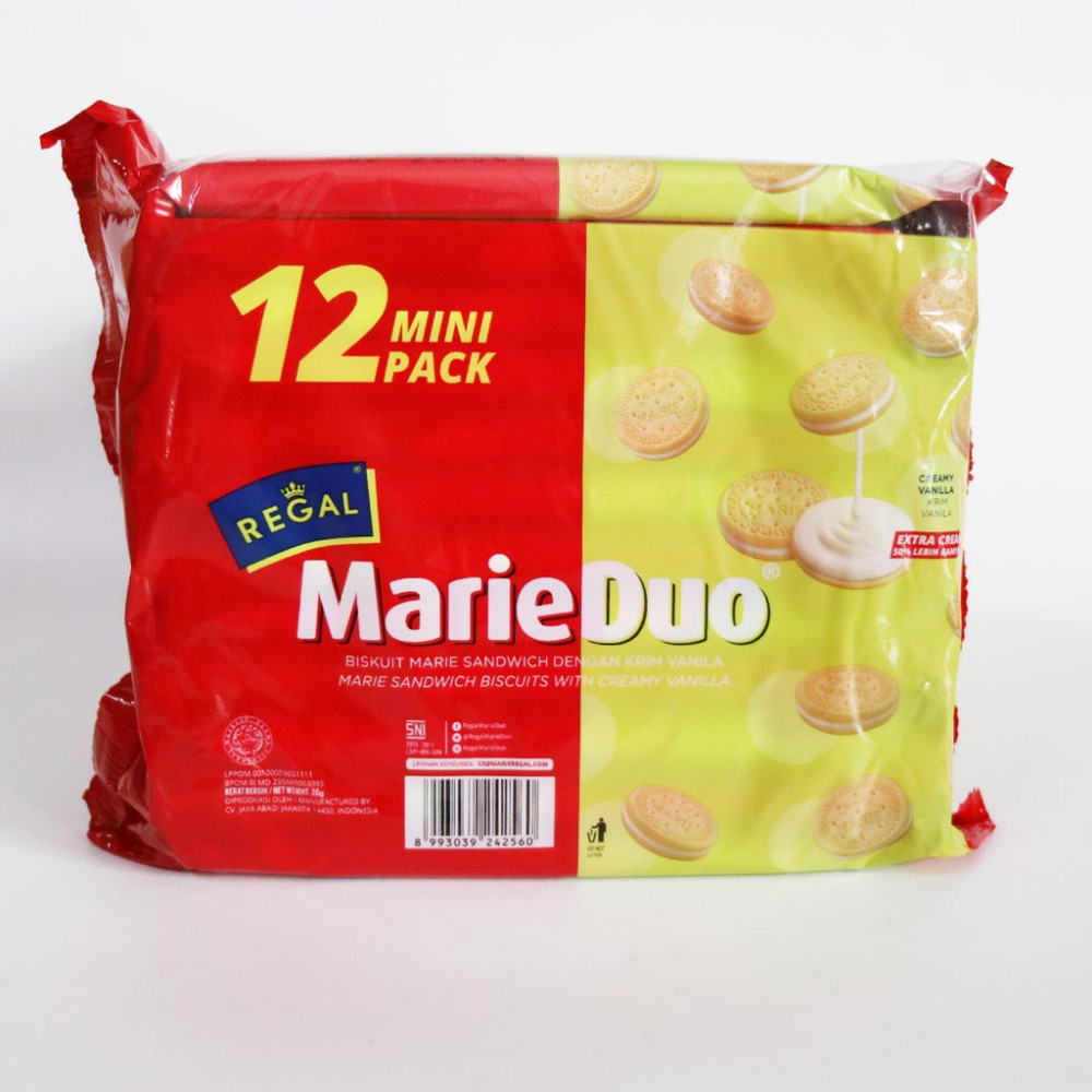 REGAL MARIE DUO VANILA 20GX12PC/PACK