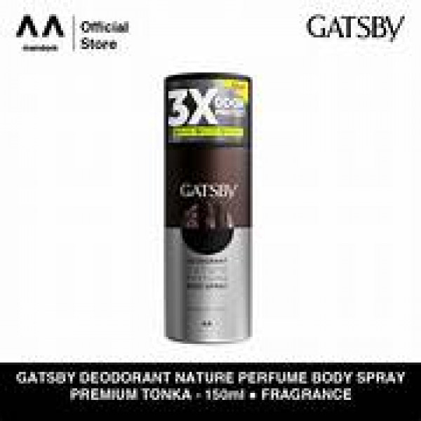 GATSBY NP BODY SPRAY PREM TONKA 150ML