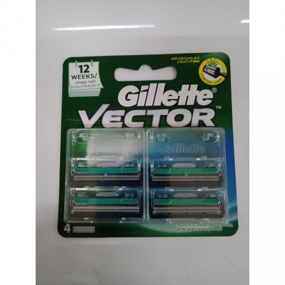 GILLETTE VECTOR CART 4PCS
