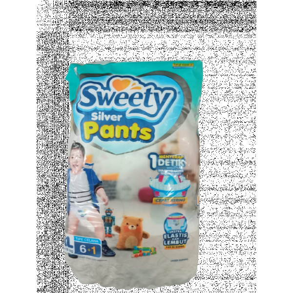 SWEETY SILVER PANTS XL 6+1