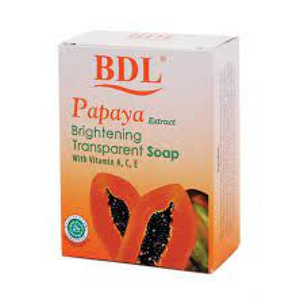 BDL PAPAYA SOAP TRANSPARANT 90GR