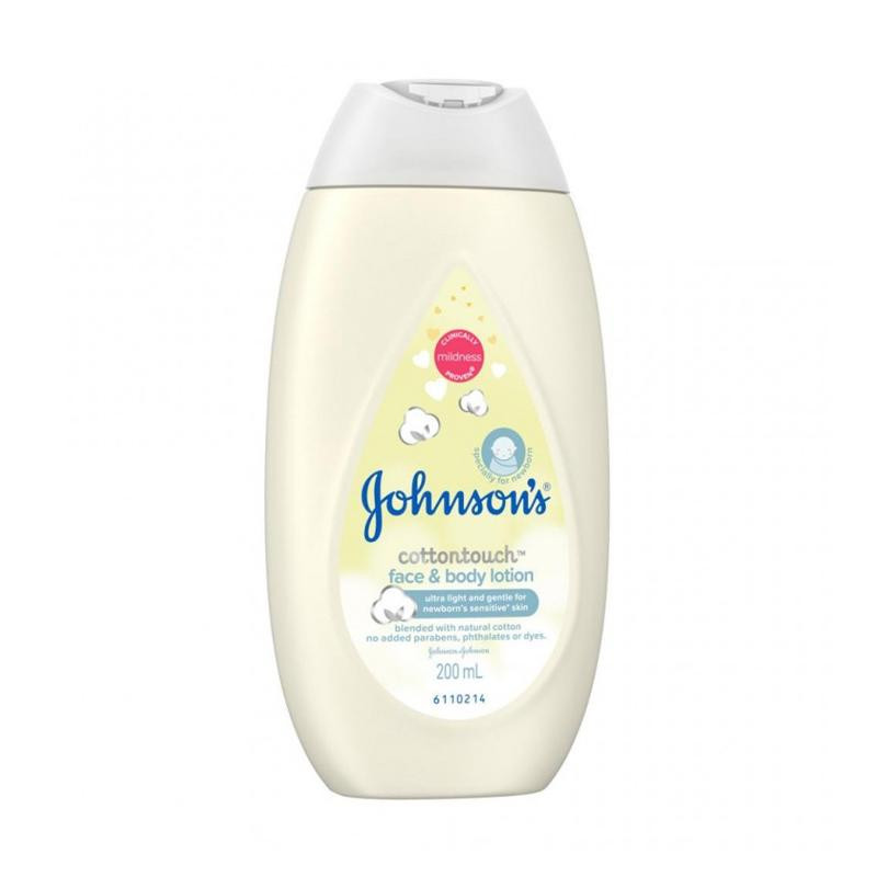 JOHNSONS COTTON TOUCH BABYFACE&BODY LOTION 200ML