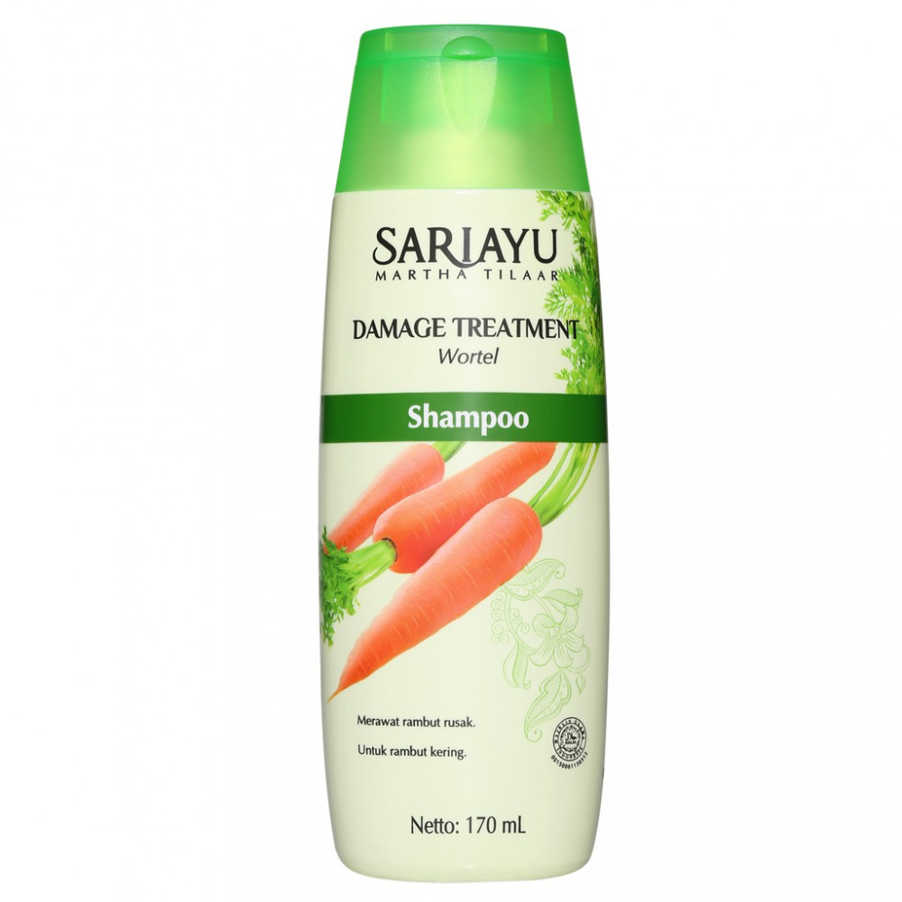 SARIAYU DAMAGED HAIR NATURAL SHP WORTEL 170 ML