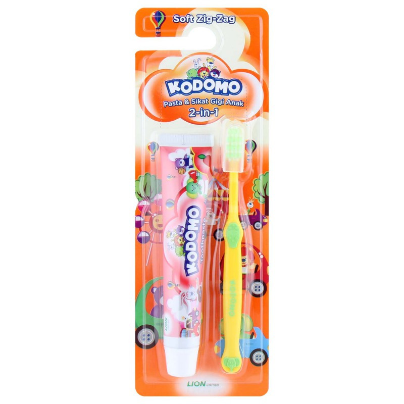 KODOMO TOOTHBRUSH REGULAR 2IN1