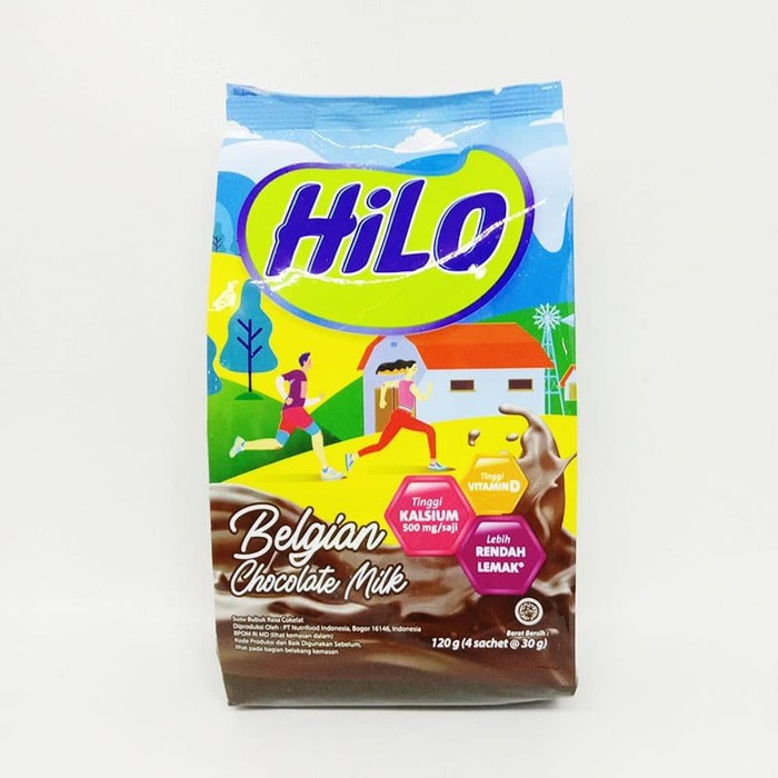 HILO ACTIVE BELGIAN CHOCO 4X30GR