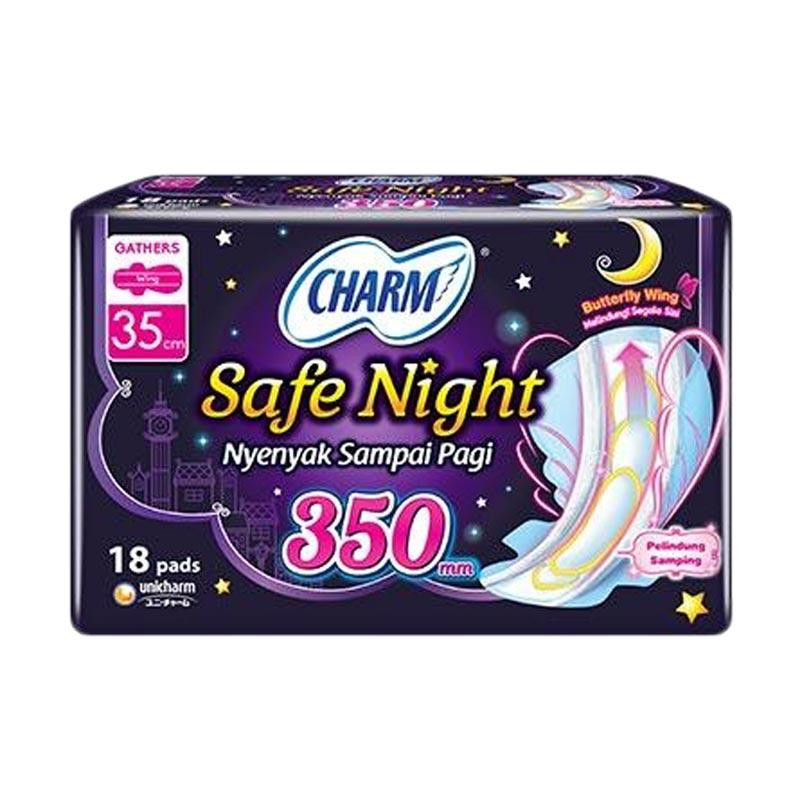 CHARM NIGHT WING GATHER 35CM 18PADS