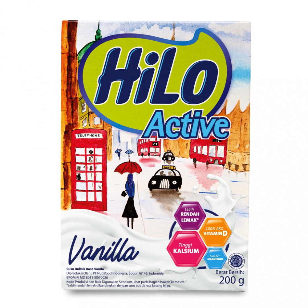 HILO ACTIVE VANILA 200GR