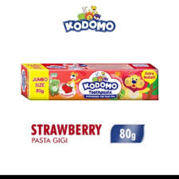 KODOMO TOOTHPASTE STRAWBERRY TUBE 80G