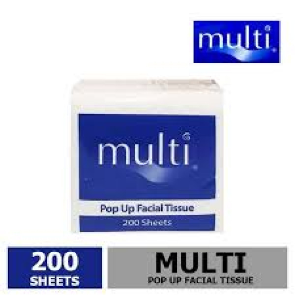 MULTI POP UP FAC TISSUE 200SH
