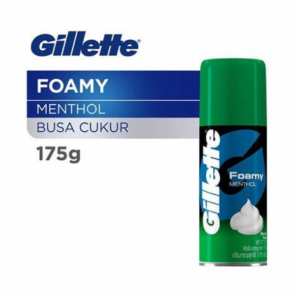 GILLETTE FOAMY MENTHOL 175GR