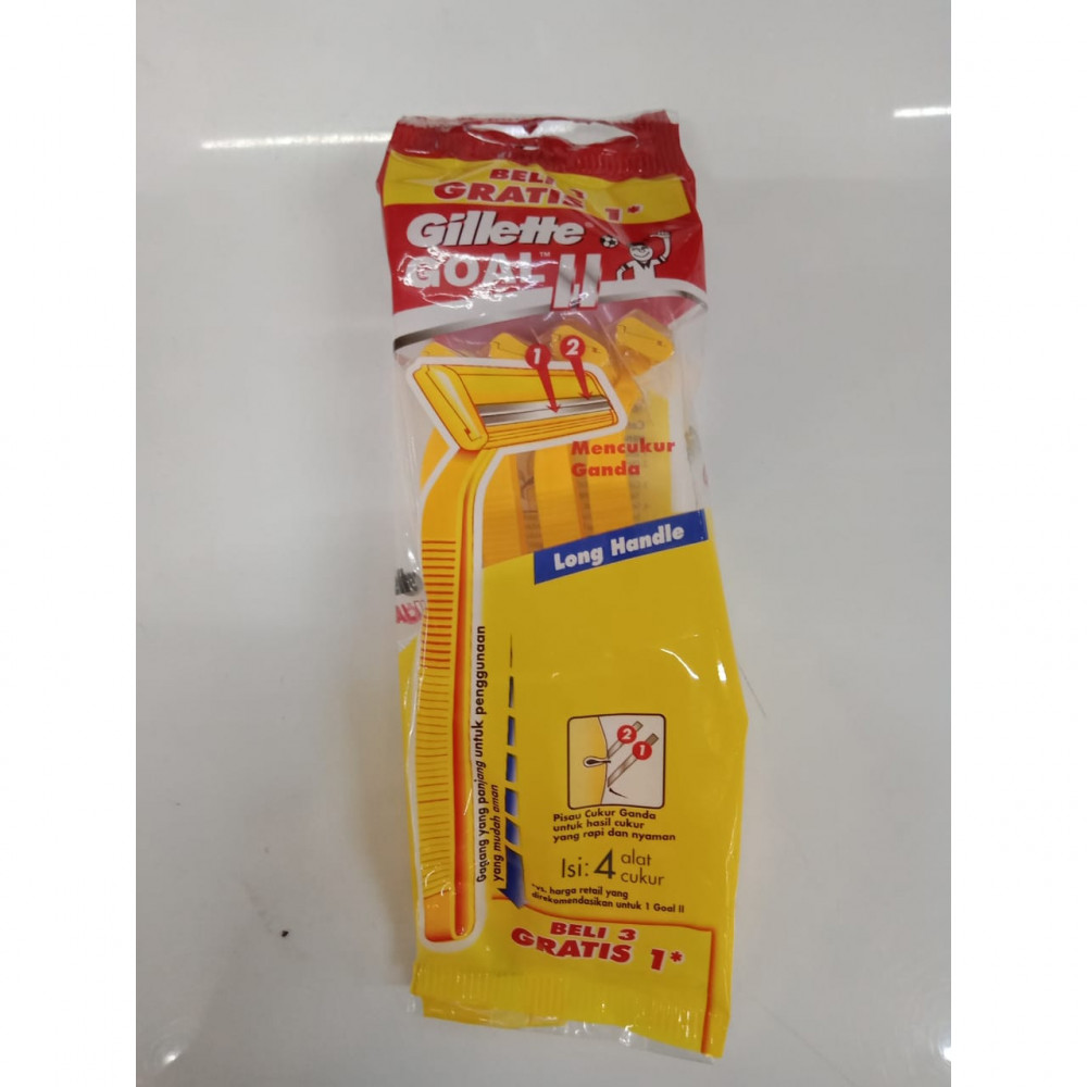 GILLETTE GOAL II 3+1PCS