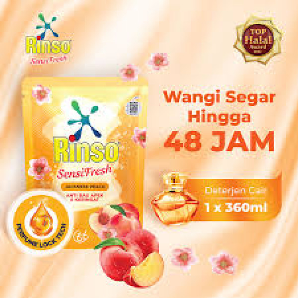 RINSO MOLTO JAPANESE PEACH LIQ 360ML