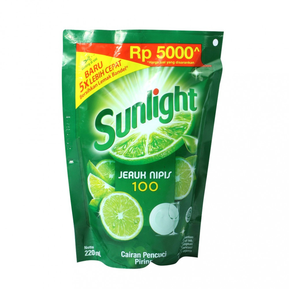 SUNLIGHT JERUK NIPIS REFILL 210ML