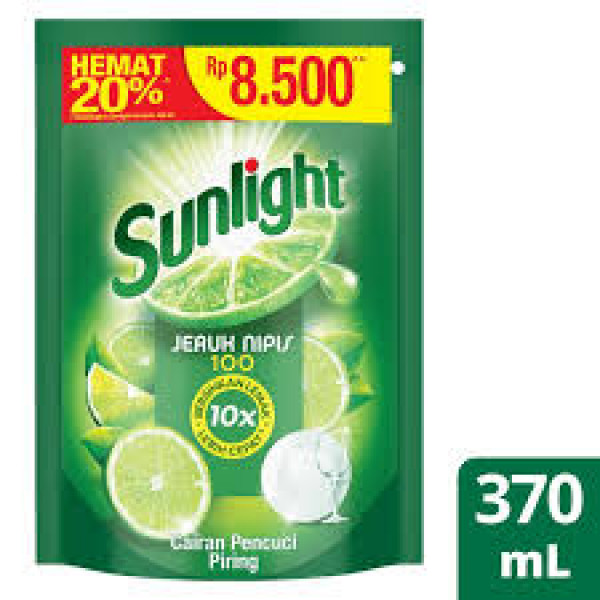 SUNLIGHT JERUK NIPIS REFILL 370ML