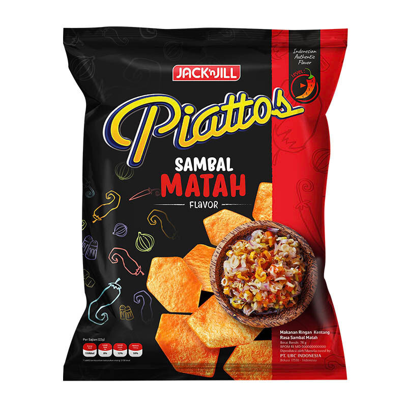PIATTOS SAMBAL MATAH 70GR