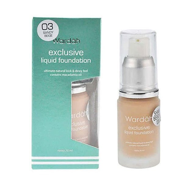 WARDAH EXCLUSIVE LIQ FOUN SPF30 03 S BEIGE 20ML