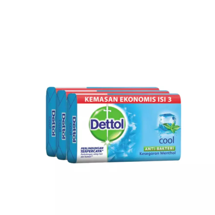 DETTOL BAR SOAP COOL 100GX3PCS