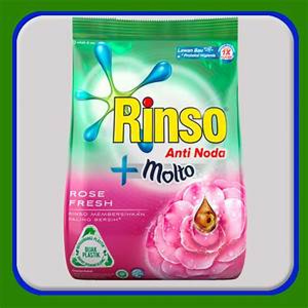 RINSO MOLTO ROSE FRESH POWDER 380G