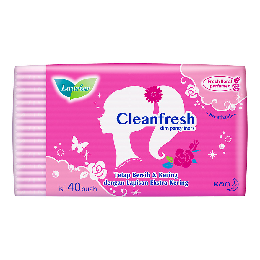 LAURIER PANTYLINER CLEANFRESH PRFM 40PCS