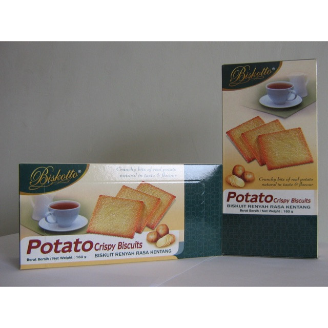 BISKOTO POTATO CRISPY 160 GR
