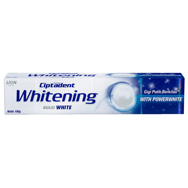CIPTADENT MAXI WHITE TOOTHPASTE 190GR