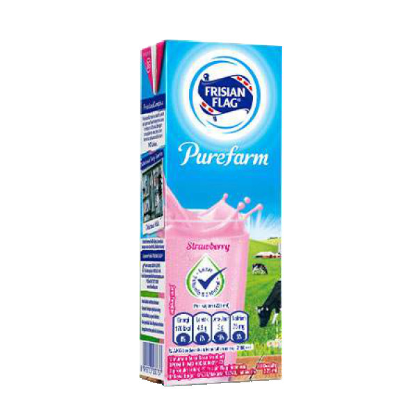 FRISIAN FLAG UHT STRAWBERY 225ML