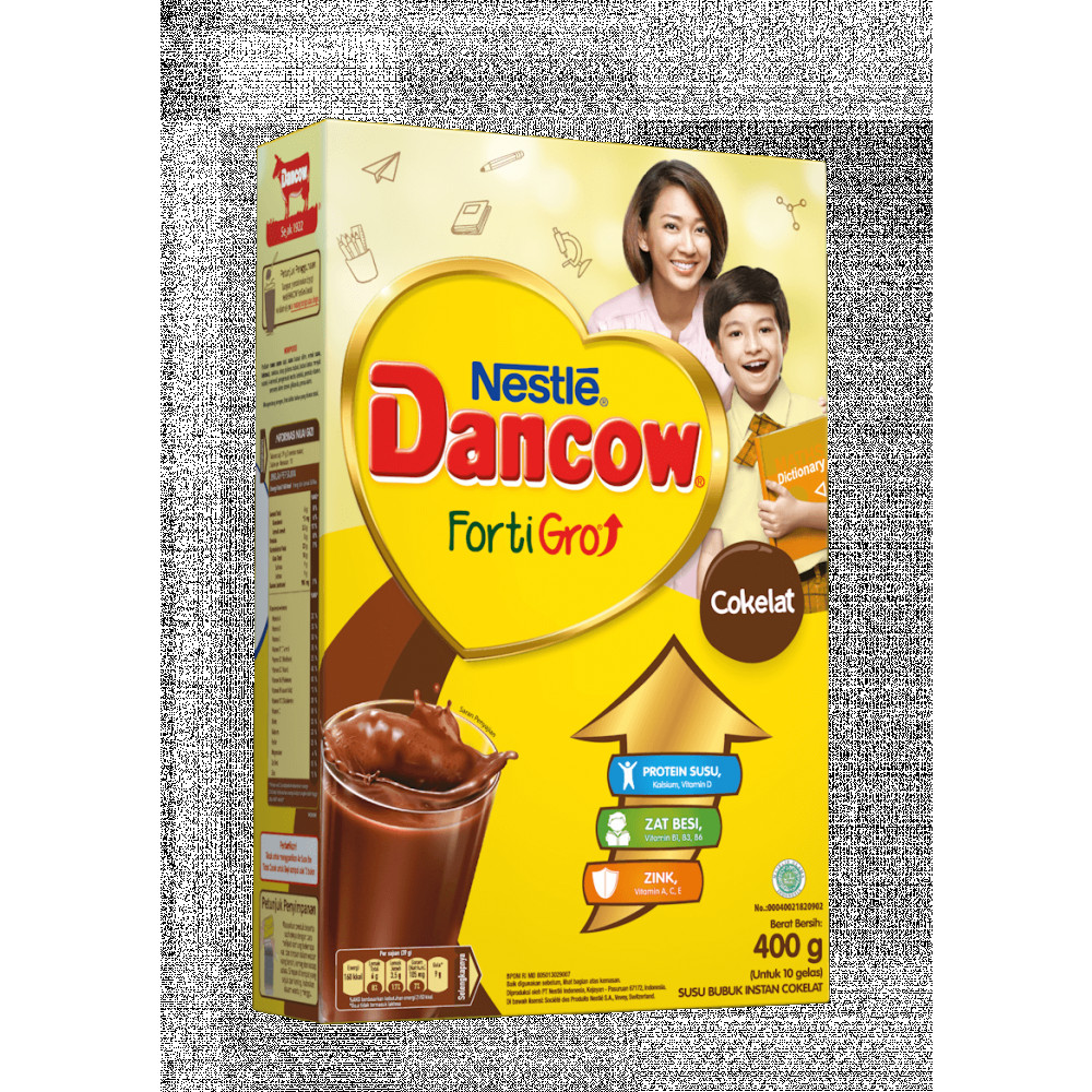 DANCOW COKLAT FORTIGRO BIB 390G