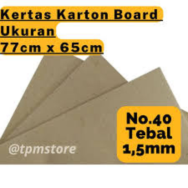 KARTON ALAS NO 40