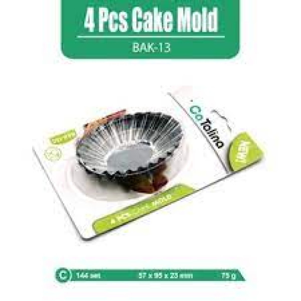 CAKE MOLD 4 PC 13 C