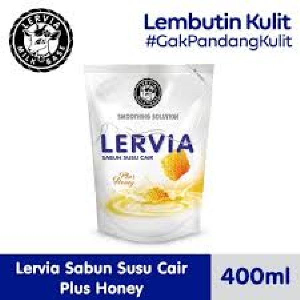 LERVIA SABUN CAIR MILK HONEY RFL 400ML
